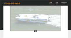 Desktop Screenshot of honkercutmarine.com
